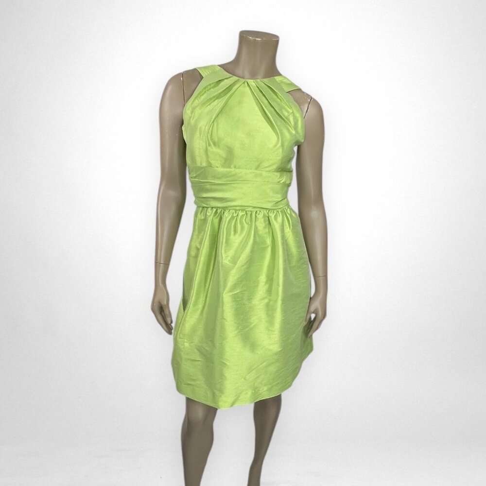 ALFRED SUNG 8‎ Sleeveless Green Summer Dress Bridal Bridesmaid